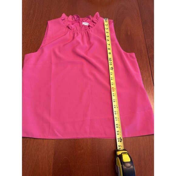 Sleeveless Ruffle-Neck Blouse - Picture 5 of 9